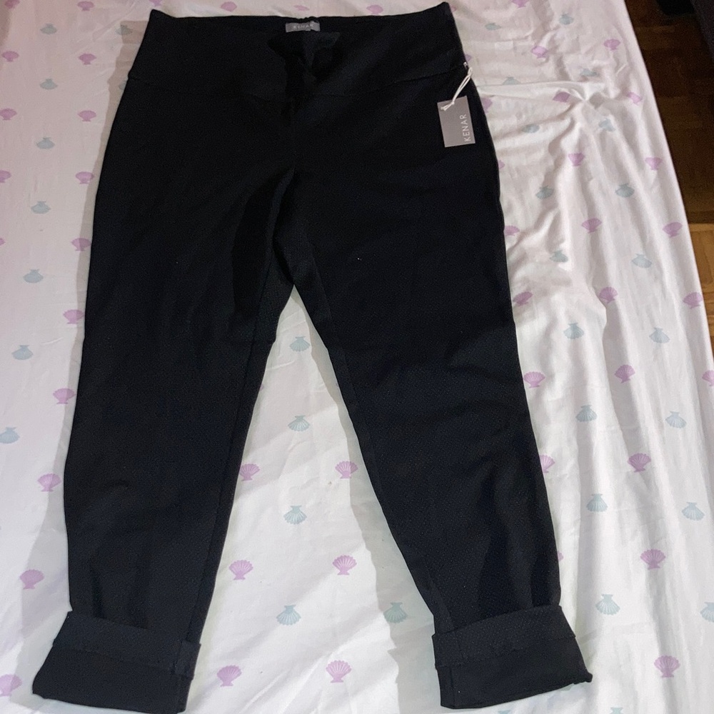 Kenar Elegant Black Trousers